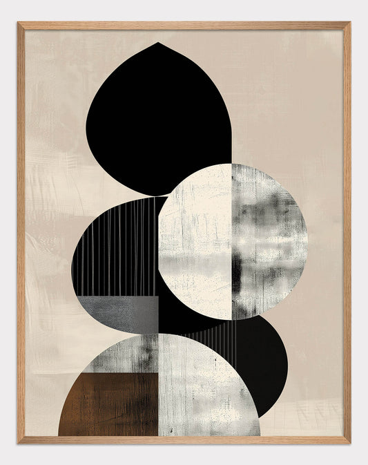 Bicolor retro Poster