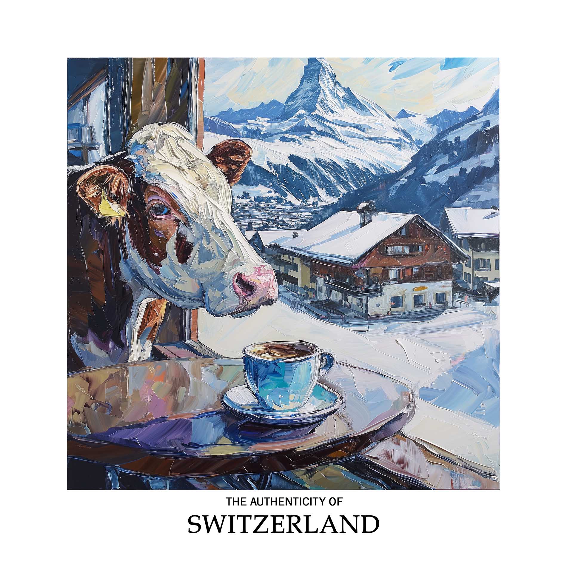 The authenticity of Switzerland Poste - ArtDarts poster