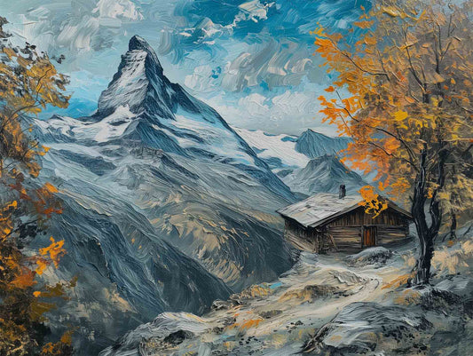 Autumn in the Alps Poster - ArtDarts poster