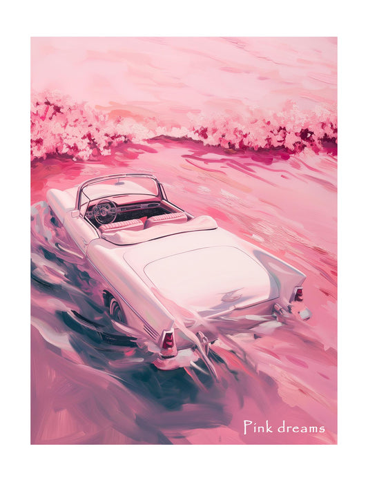 Pink Dreams Poster - ArtDarts poster