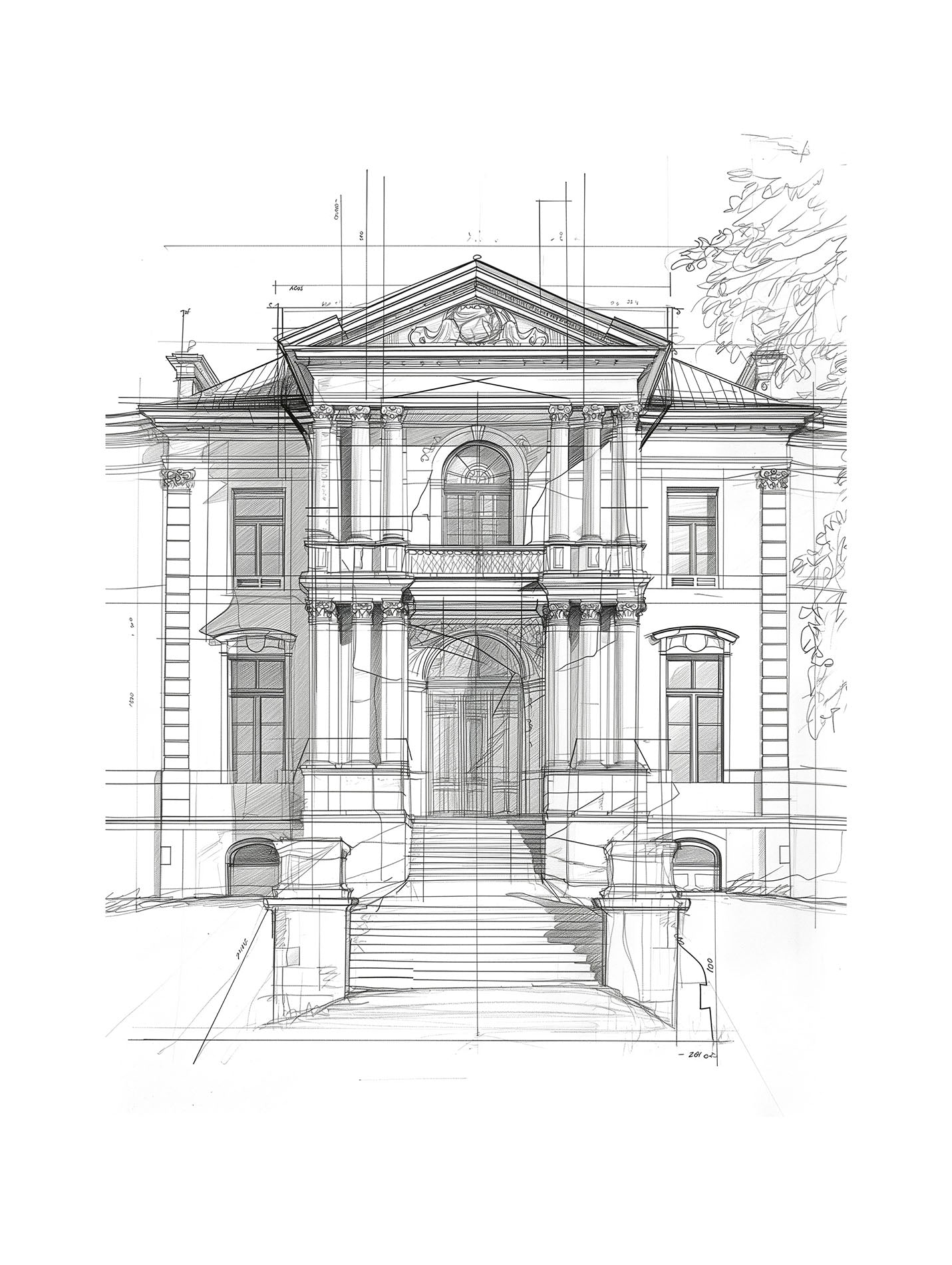 Architectural Drawing Poster - ArtDarts poster