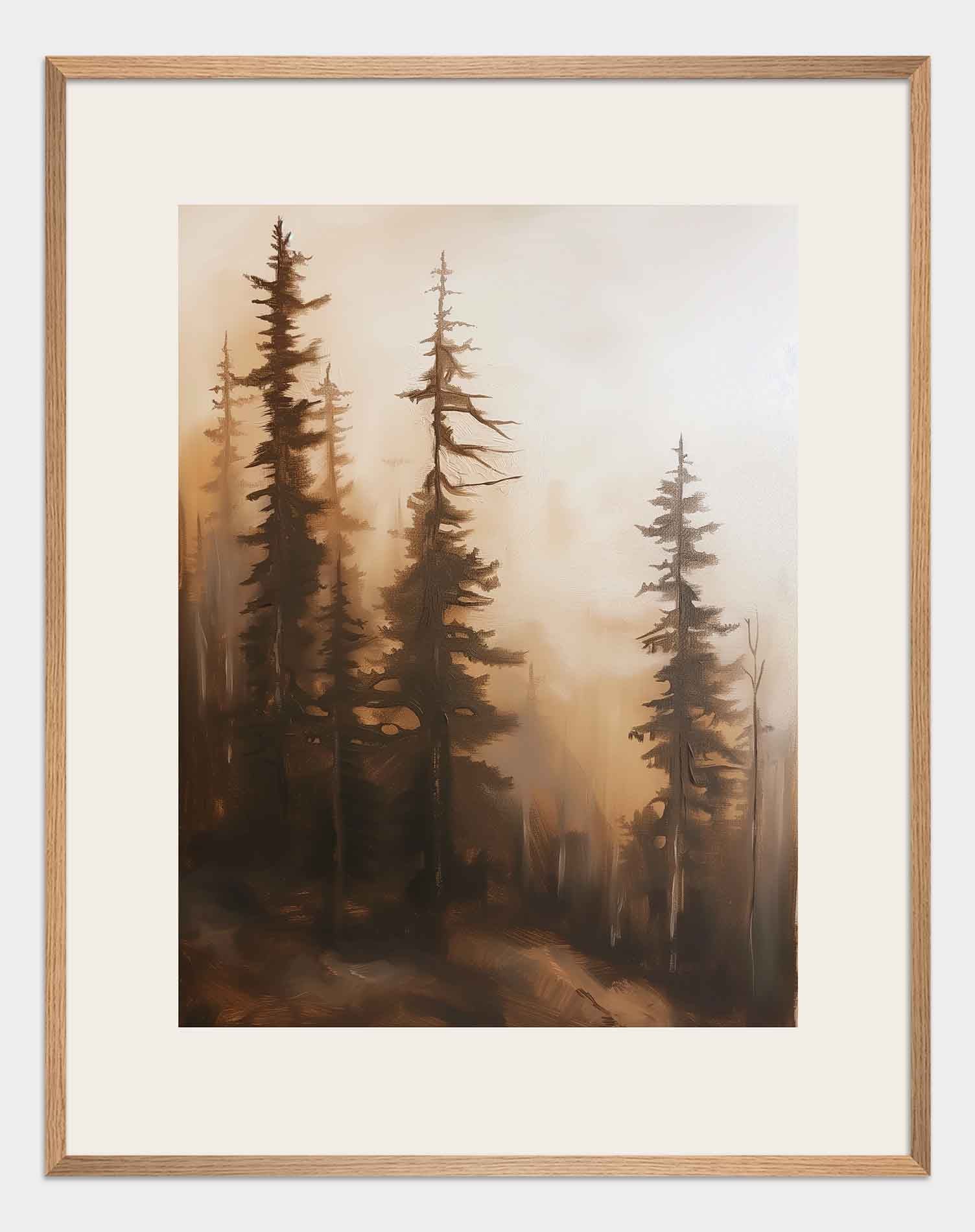 Morning Forest Poster.