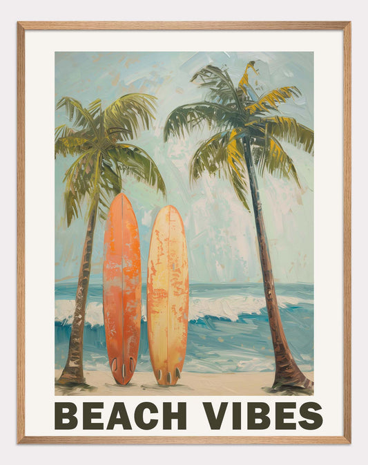 Beach Vibes Poster.