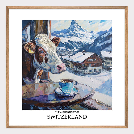 The authenticity of Switzerland Poste - ArtDarts poster