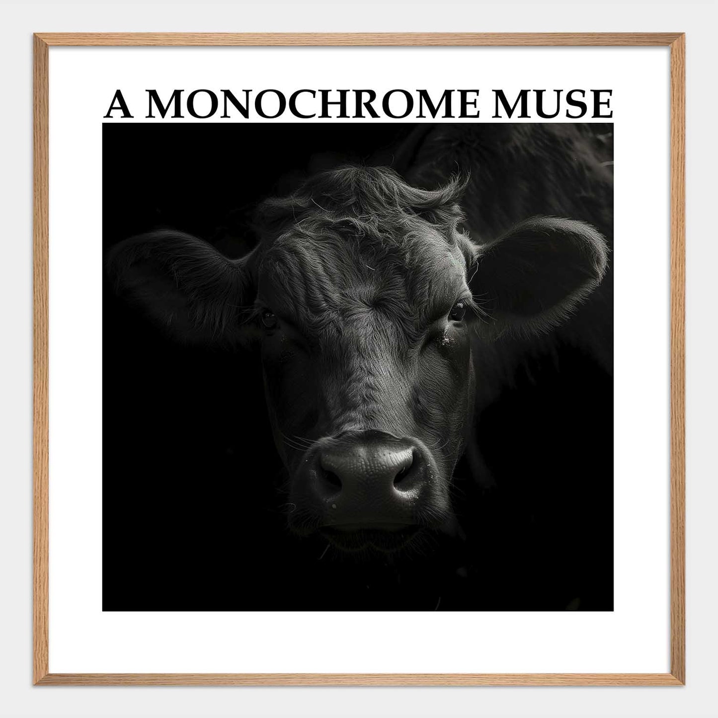 Monochrome Muse Poster - ArtDarts poster