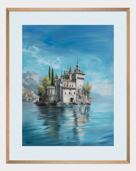 Island Castle Poster - ArtDarts poster