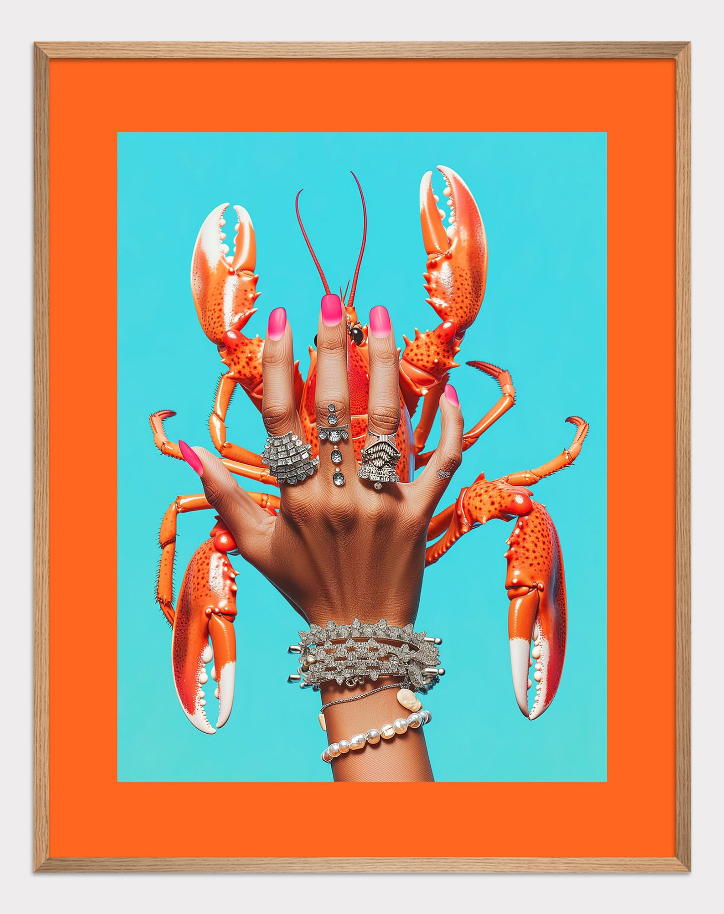 Lobster Fashion Campaign Poster