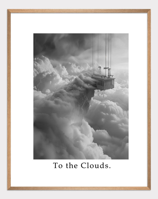 To the Clouds Poster - ArtDarts poster