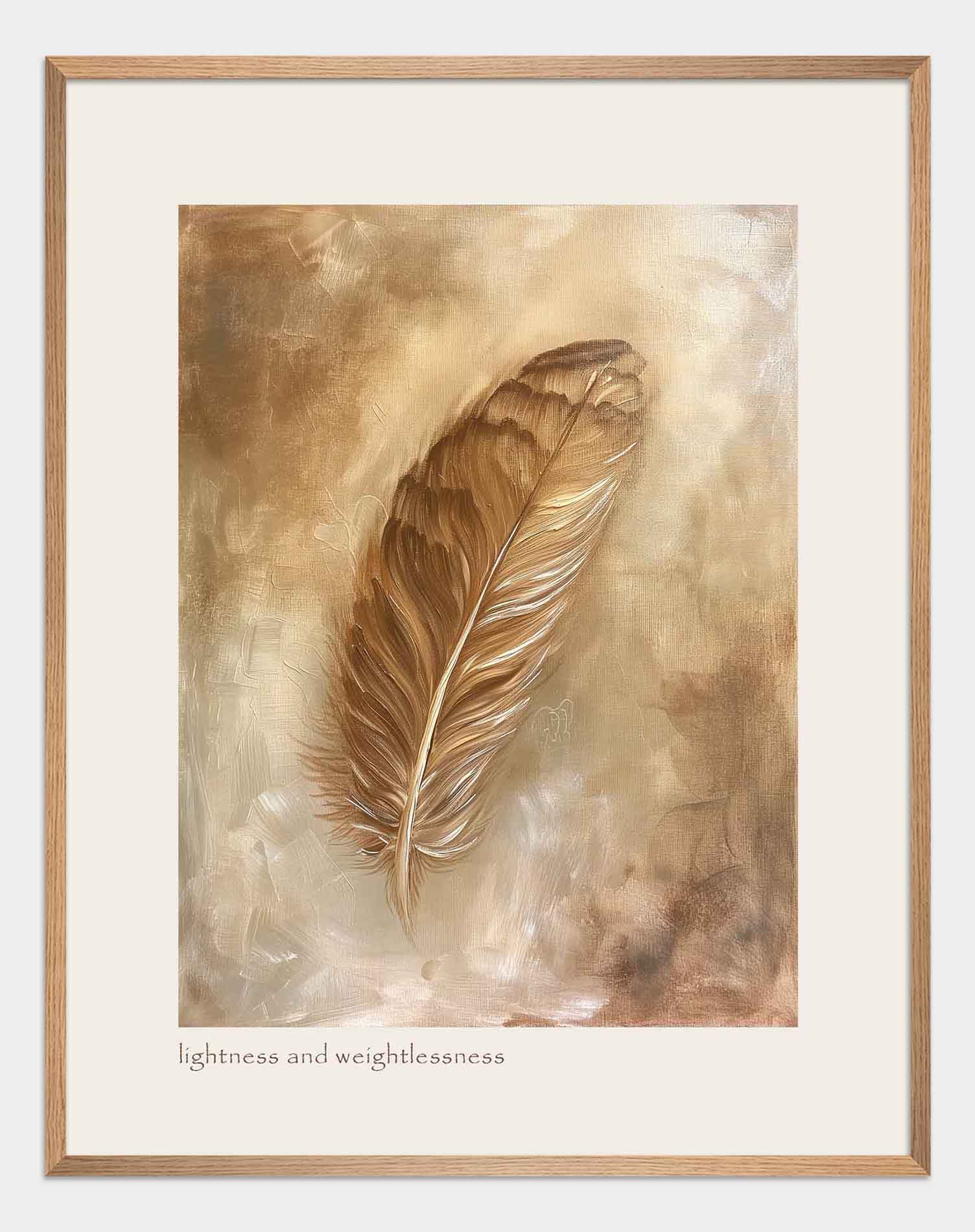 Owl Feather Poster.